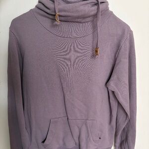 Tentree Purple Cowl Neck Hoodie Women’s Medium